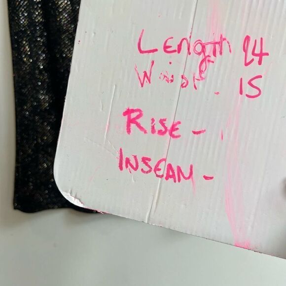 Ninety Women's Studded Stretch Waist Black Knee-Length Skirt Size L - Picture 5 of 5